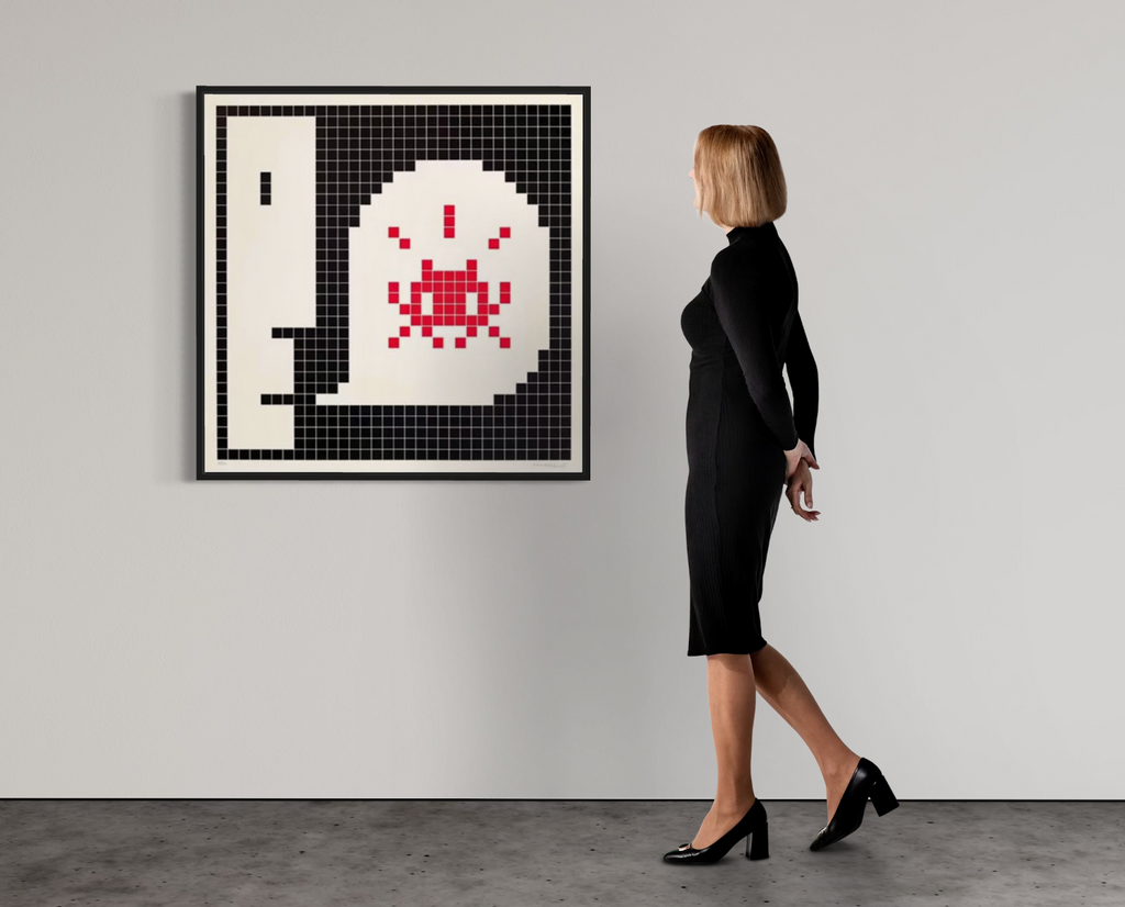 INVADER ) Alert (Red) (2021) I Limited Edition
