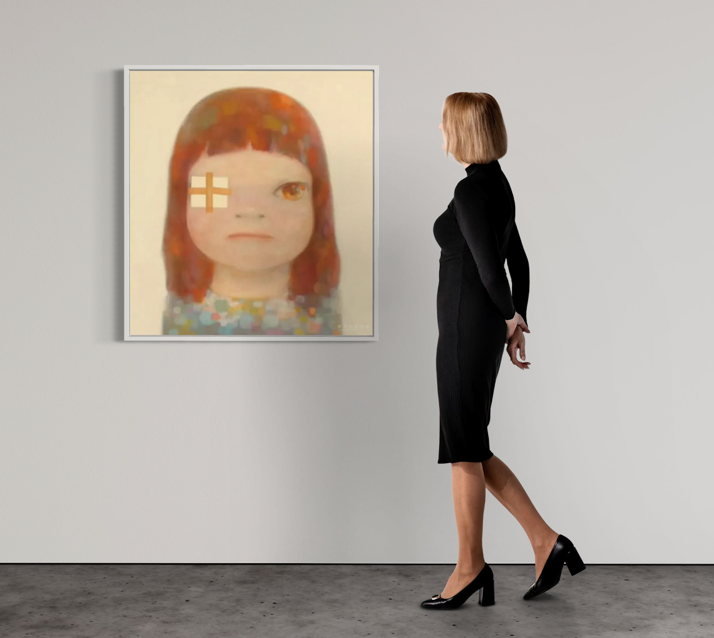 Yoshitomo Nara - Slight Fever (2022) I Exhibition poster