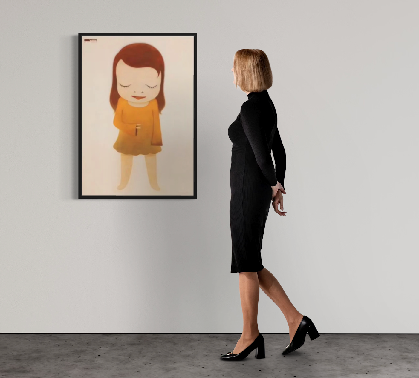 Yoshitomo Nara, Jolie la petite penseuse (2021)