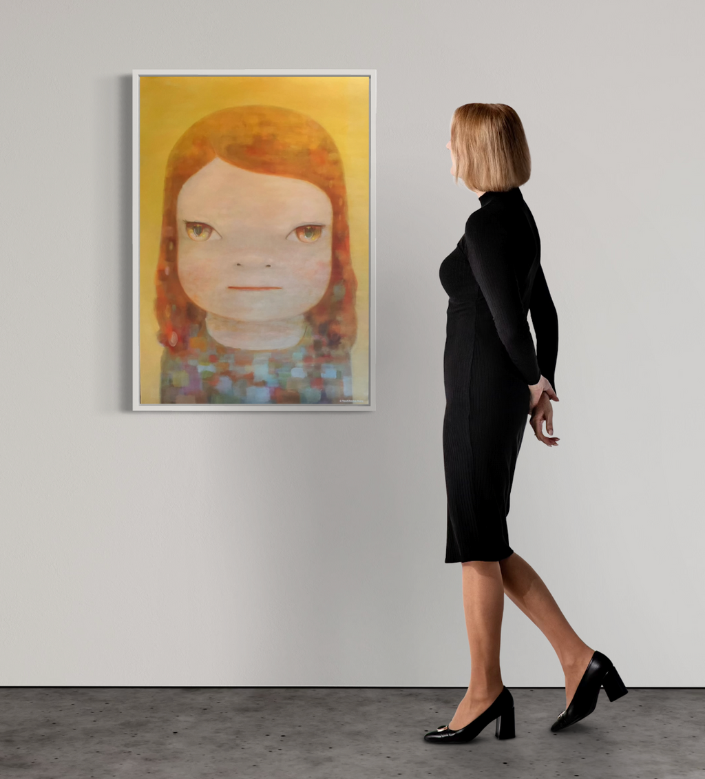 Yoshitomo Nara - Hazy Humid Day (2021) I Exhibition poster