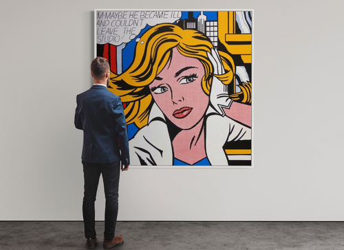 Roy Lichtenstein - M-Maybe I Lithograph