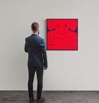 KAWS, Quelle fête (rouge clair) AP (2020)