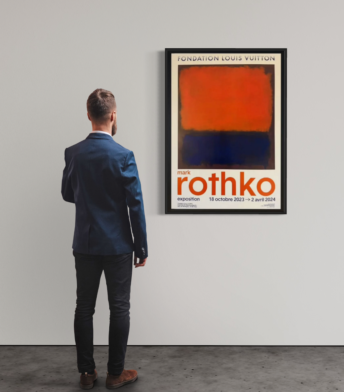 Mark Rothko - Set of 2 posters - FONDATION LOUIS VUITTON (2023) I  Original poster