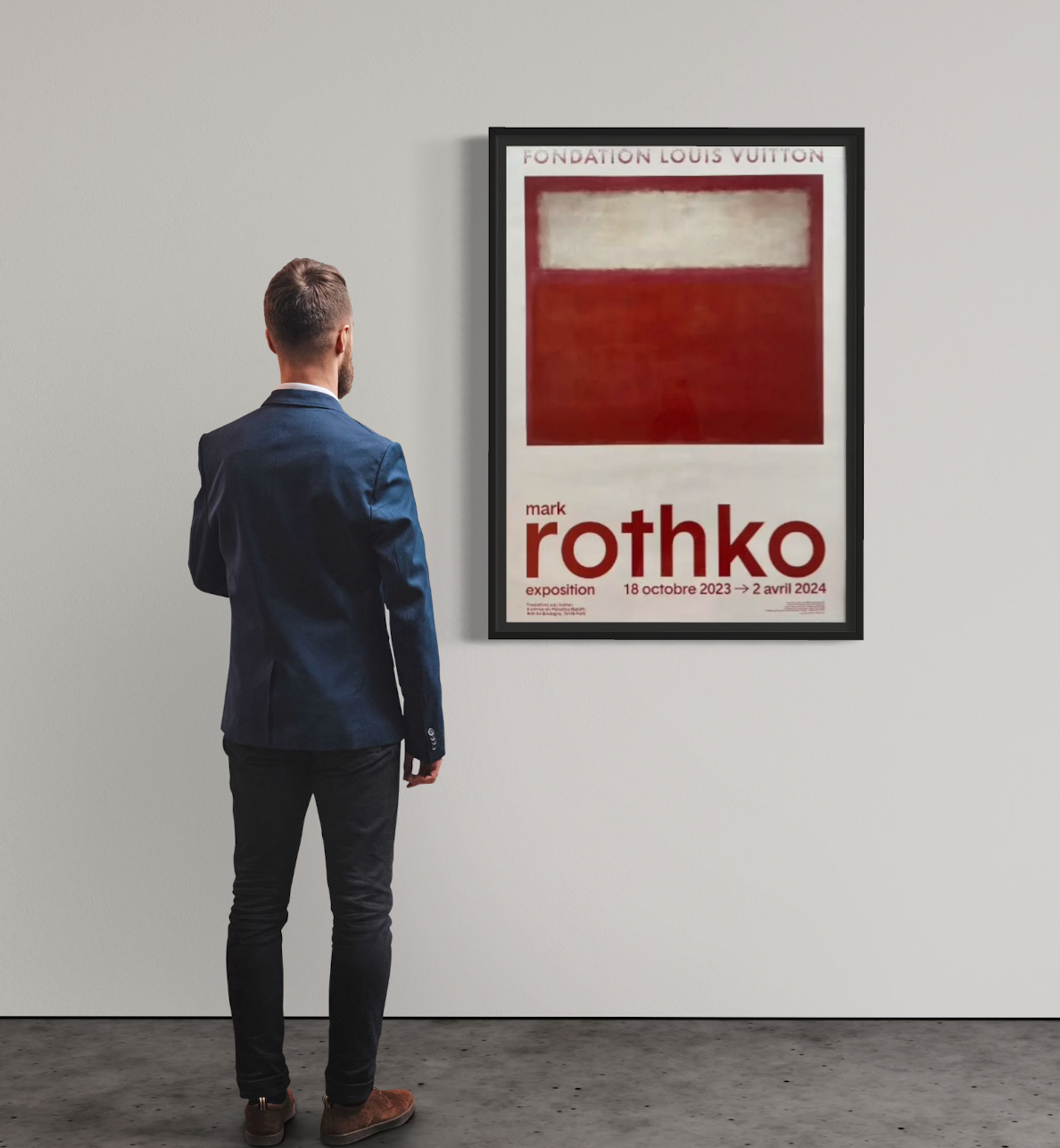 Mark Rothko - Set of 2 posters - FONDATION LOUIS VUITTON (2023) I  Original poster