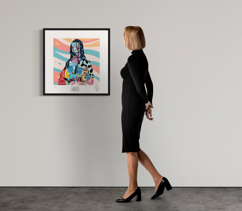 Speedy Graphito - Mona Lisa (Main Edition) IV 2023 I Unique screenprint
