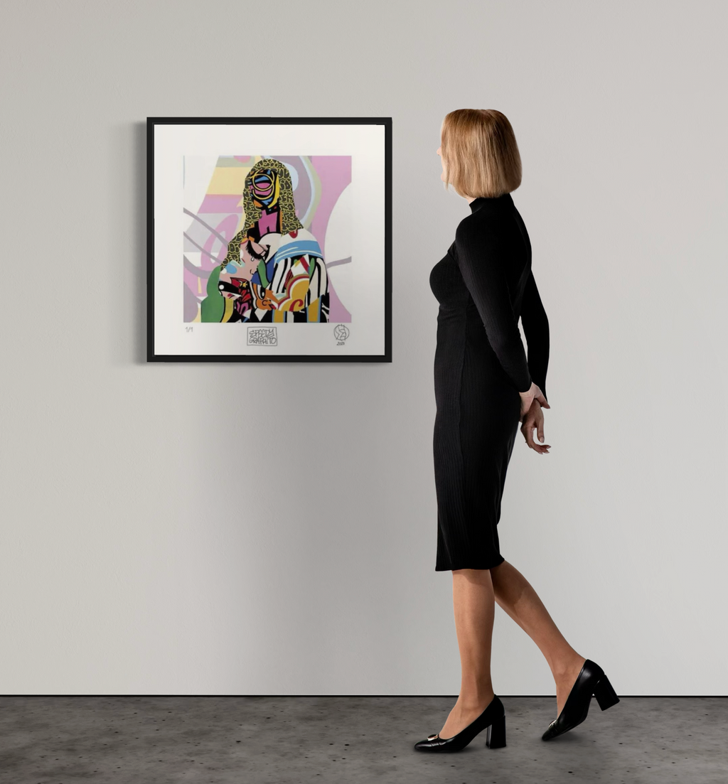 Speedy Graphito - Mona Lisa (Main Edition) III 2023 I Unique Screenprint