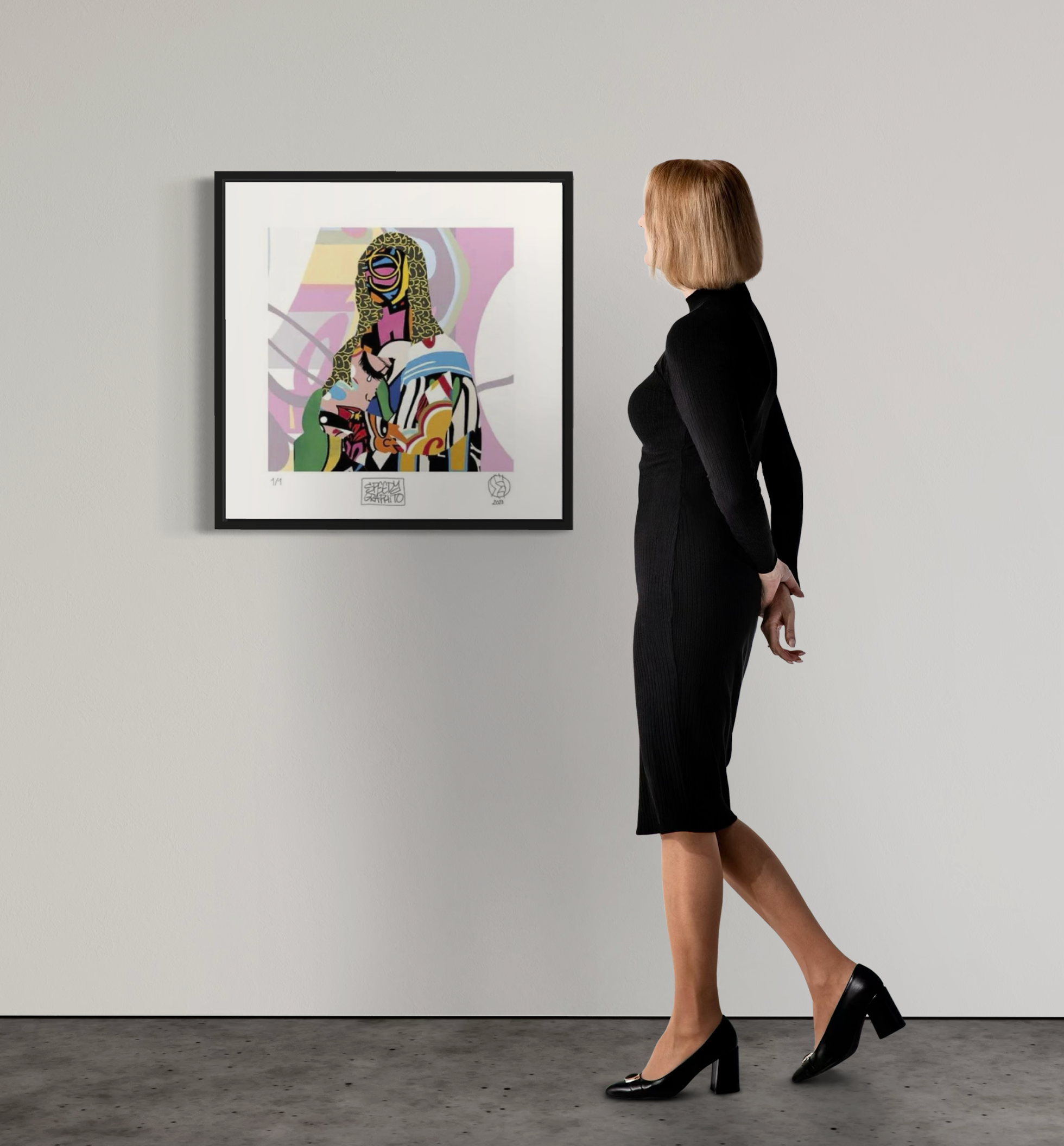 Speedy Graphito - Mona Lisa (Main Edition) III 2023 I Unique Screenprint