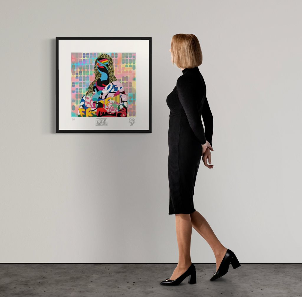 Speedy Graphito - Mona Lisa (Main Edition) V 2023 I Unique screenprint