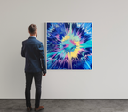 Damien Hirst - H12-5-11 , Beautiful Fair-snow  Painting (2023) I Unique work