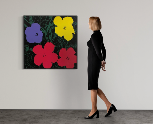 Andy Warhol - Flowers X - 1980 - Official screenprint