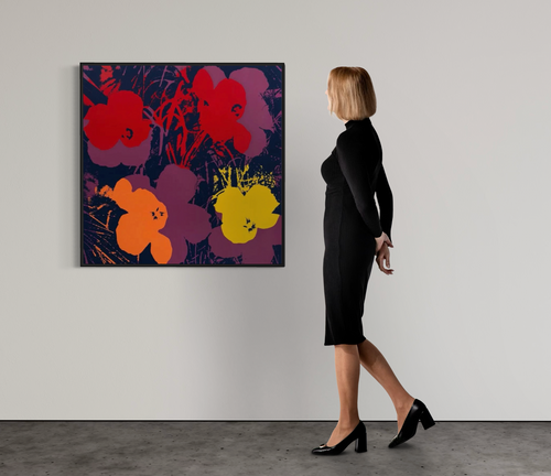 Andy Warhol, Flowers III (1980)