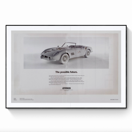 Daniel Arsham — 虚构广告海报 -250 GT California