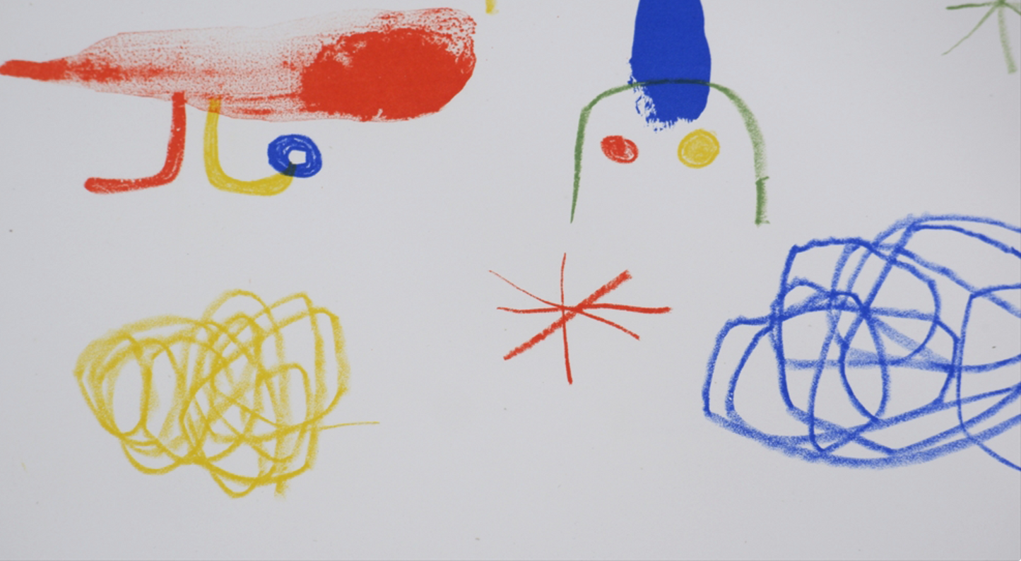 Joan Miró – Der rote Vogel II