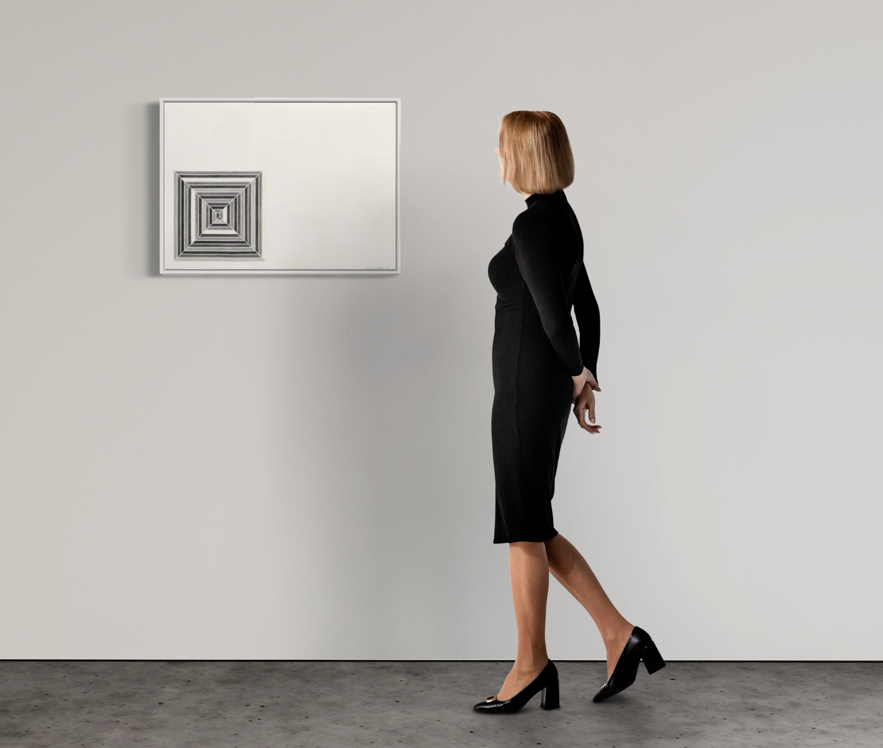 Frank Stella - Hyena Stomp - from Jasper's Dilemma (1973)