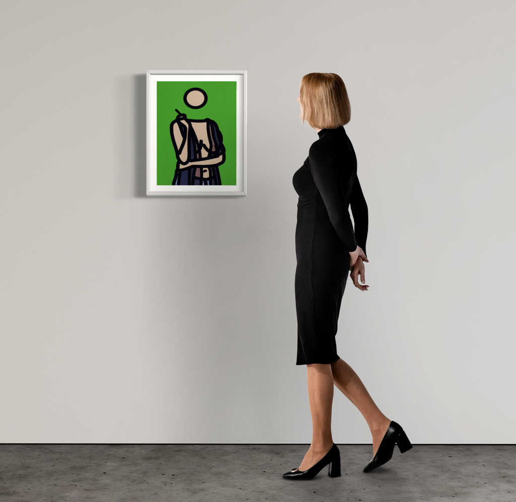 Julian Opie - Ruth fume I (2005)