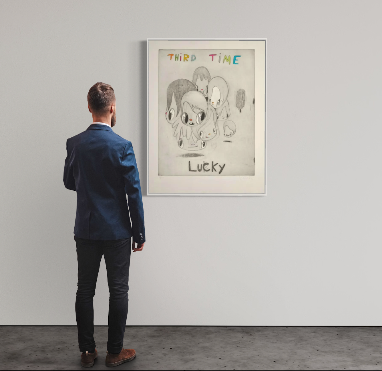 Javier Calleja - Third Time Lucky (Hand-Finished) 2021 I Limited Edition