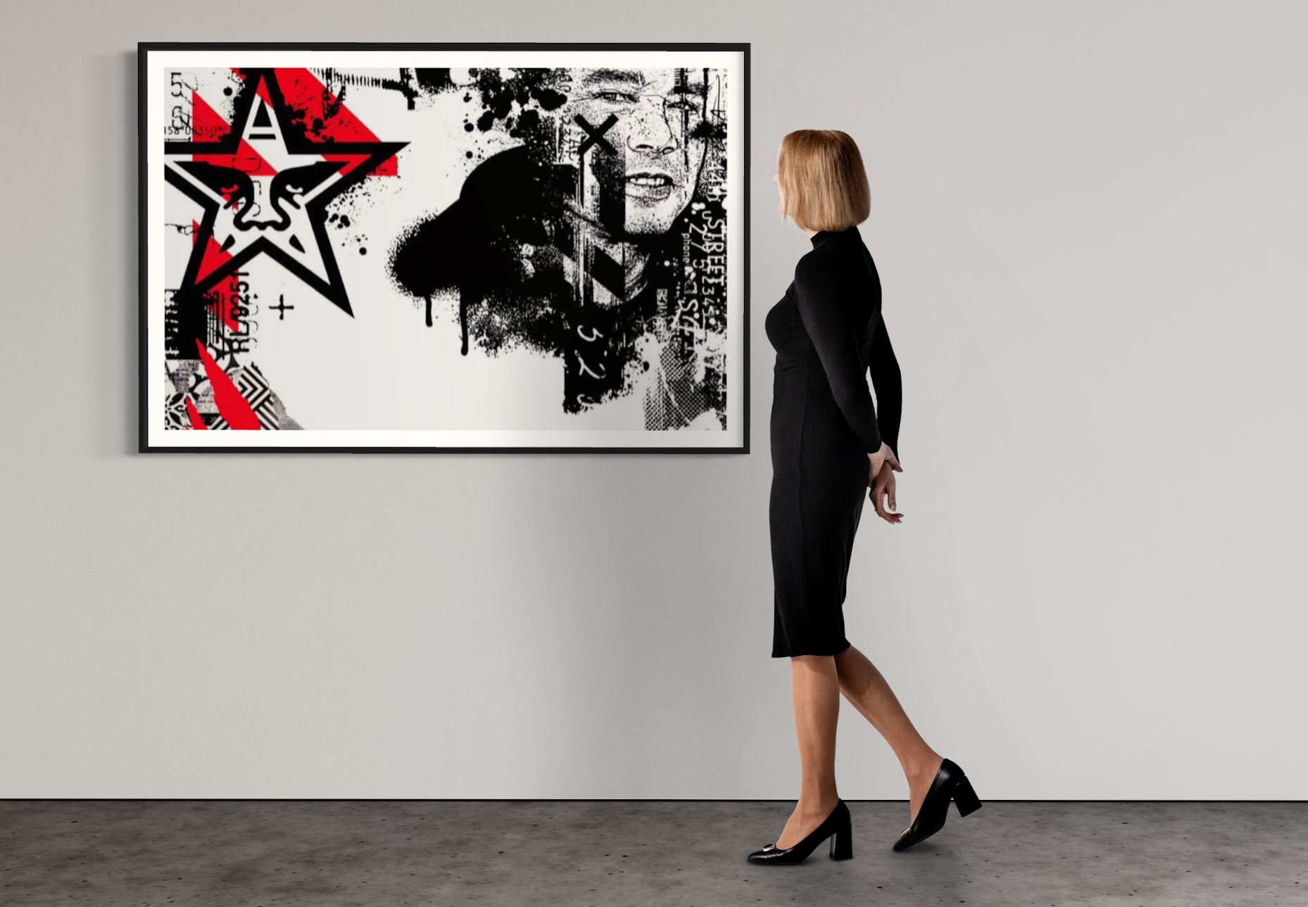 Shepard Fairey & WK - Portrait (2023) I Limited edition