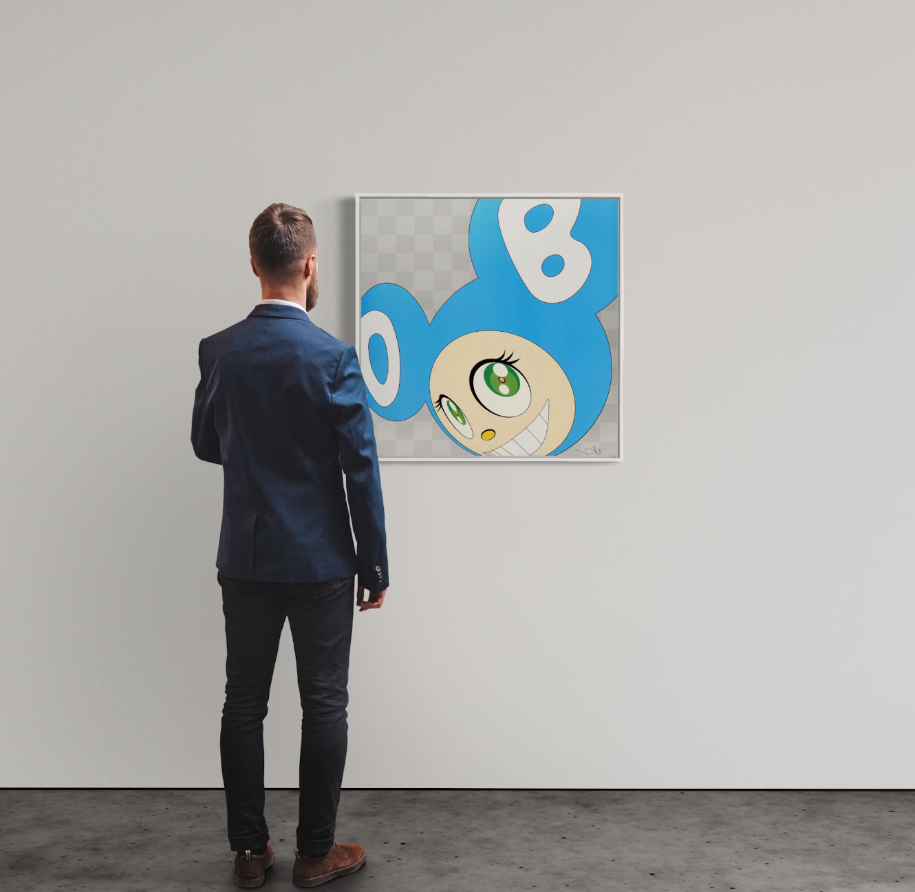 Takashi Murakami - And then and then and then and then and then (Aqua Blue) 1999