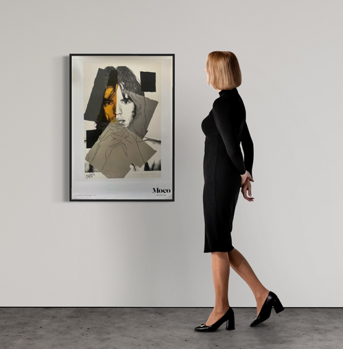 Offset silkscreen - Andy Warhol x MocoMuseum - Mick Jagger 1975 I Limited Edition
