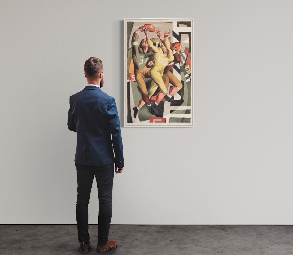 Benton Spruance – Forward Pass (1944) I Limited Edition