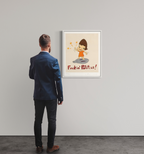 Yoshitomo Nara - Fuckin' Politics! (2003) - Lithograph