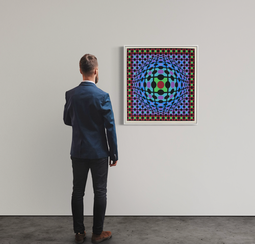 Victor Vasarely - Procion-3 (1977) 