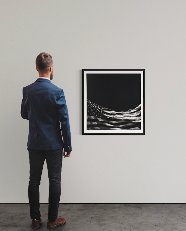 Robert Longo - Sans titre (Eric, de la série « Hommes dans les villes ») 2025