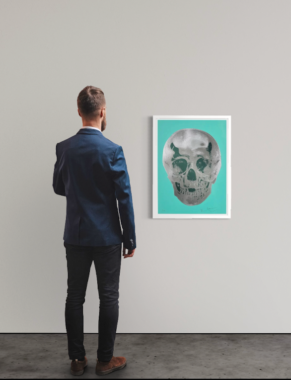 Damien Hirst, Jusqu'à ce que la mort nous sépare, Vert menthe poivrée céleste (2012)