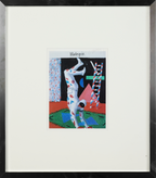 David Hockney - Harlequin from Parade (1981)