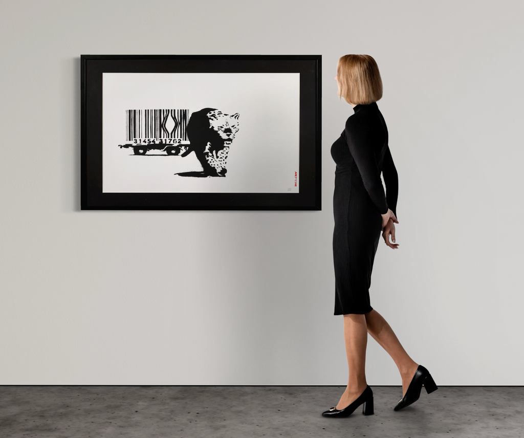 BANKSY - Barcode Leopard (2004) I Limited Edition
