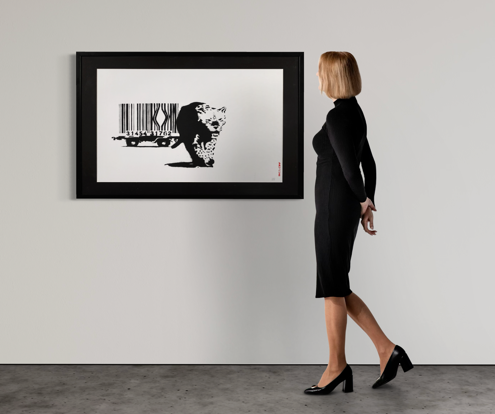 BANKSY - Barcode Leopard (2004) I Limited Edition