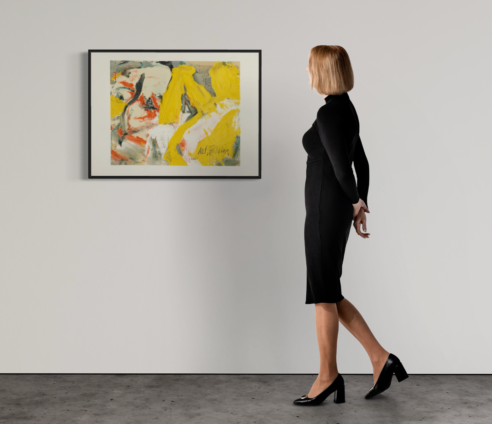 Willem de Kooning - The Man and the Big Blonde (1982) I Limited Edition