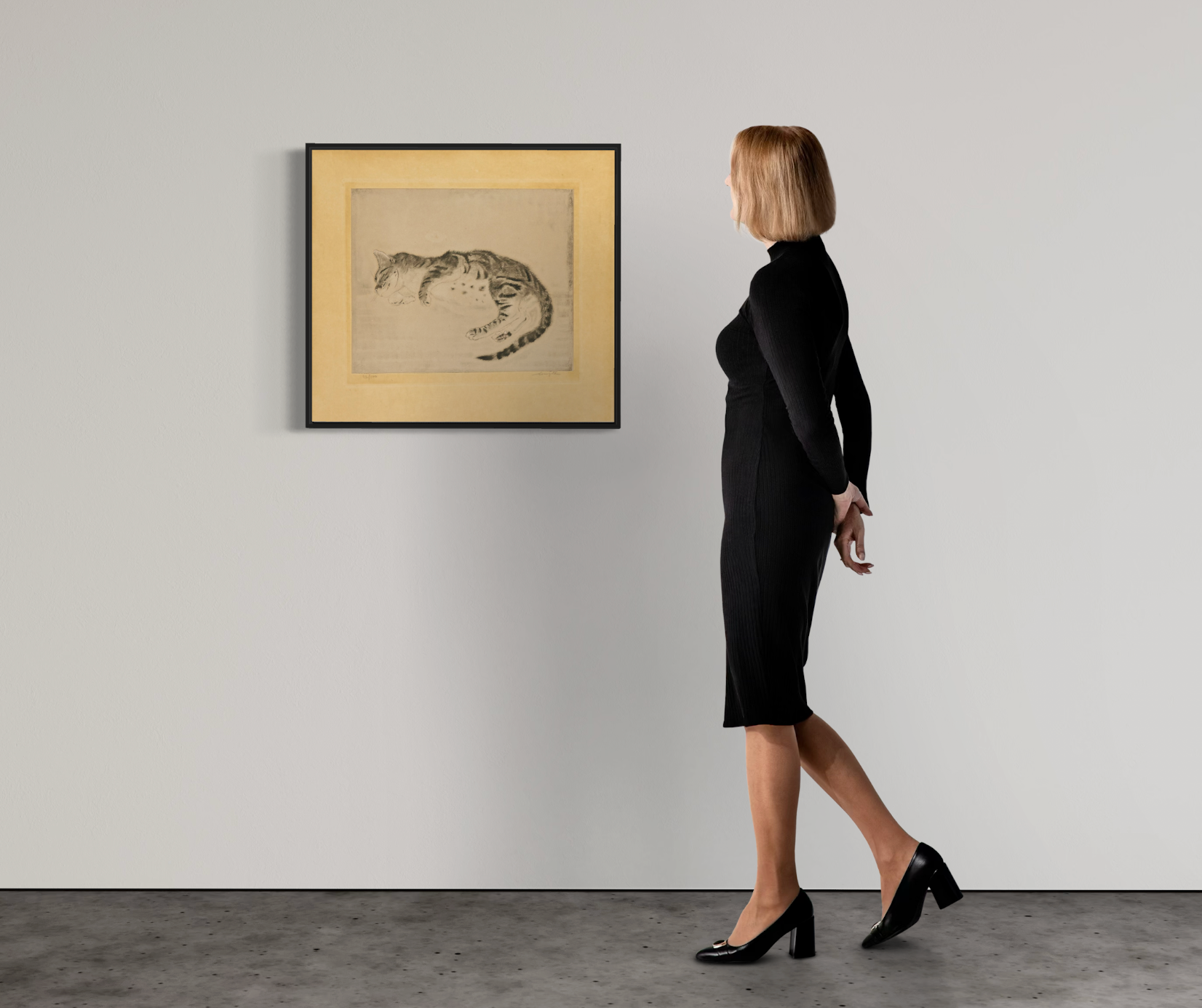 Léonard Tsuguharu Foujita - Sleeping Cat (1929) I Limited Edition