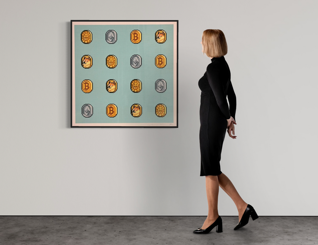 Murakami Takashi - Set of 2 screenprint Coins and other Cryptocoins (2023) I Limited Edition