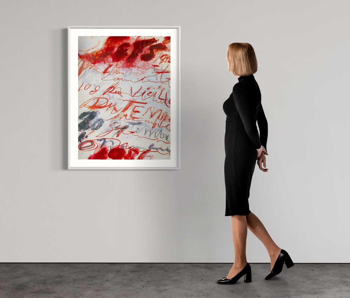 CY Twombly - Untitled (2021) - Lithograph – LYNART STORE