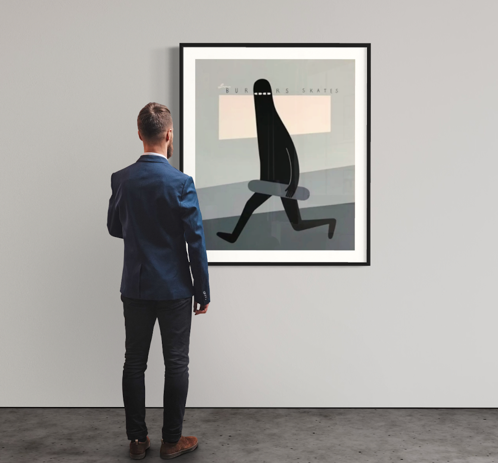 LY – GO TO THE LUV'S SKATEPARK (2020) - Screen Print – LYNART STORE LY – GO TO THE LUV'S SKATEPARK (2020) - Screen Print – LYNART STORE