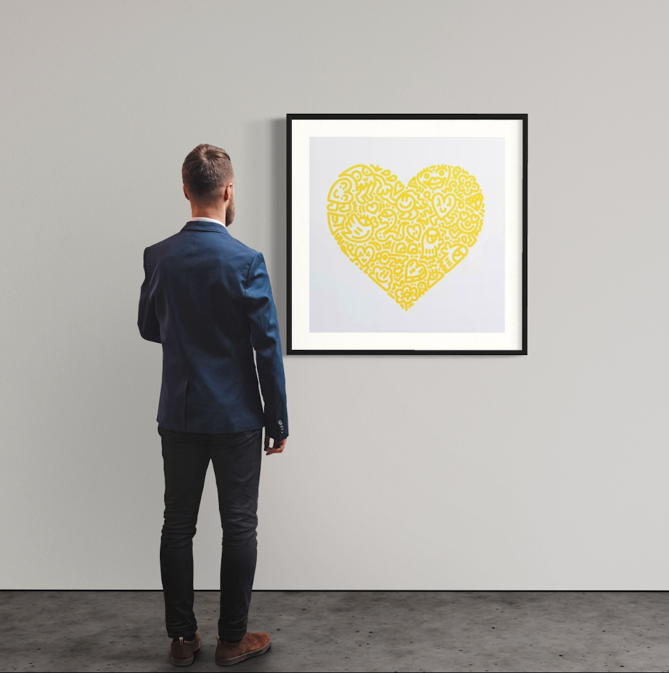 Mr Doodle - Pop Heart Unlocked Heard (2021) I Limited Editon