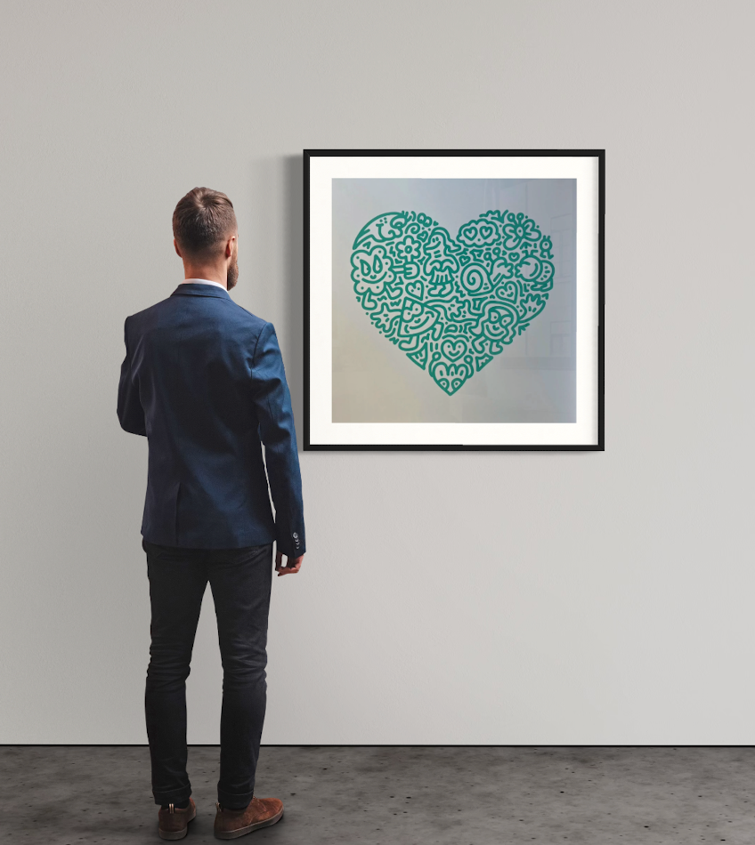 Mr Doodle - Pop Heart Puppy Love (2021) I Limited Edition