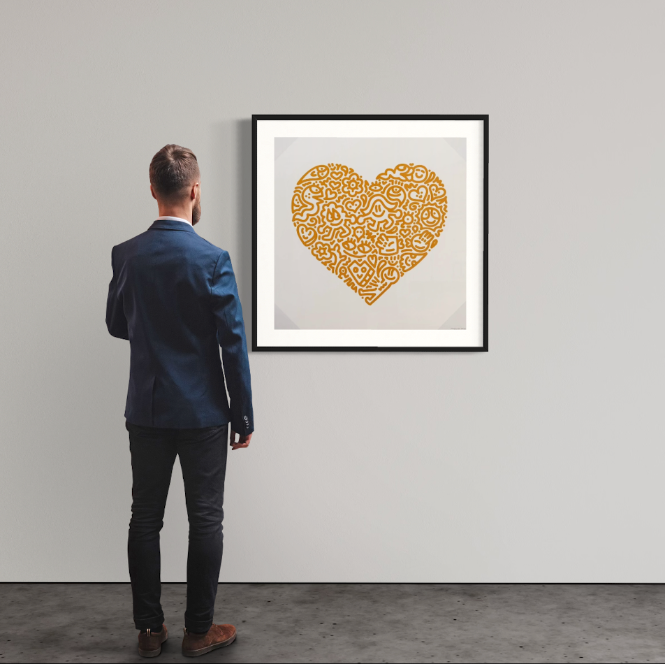 Mr Doodle - Pop Heart Bird Joy (2021) I Limited Edition