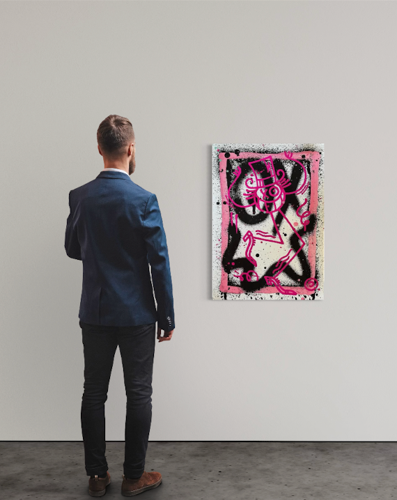 André Saraiva – Mr A 2023 Hand-Enhanced Lithograph (Ed.100