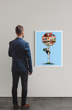 Virtual Insanity 2020 by Hijack limited edition of 80 hand pulled screenprint contemporary street art"
