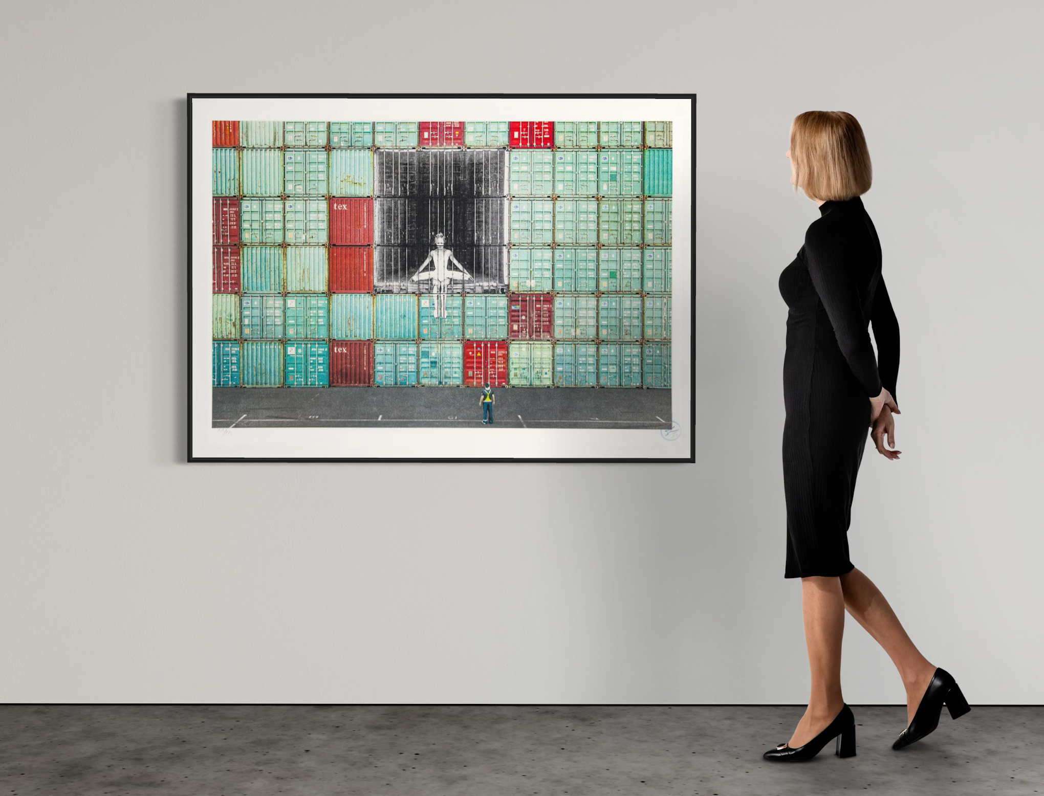 JR - In the container wall - Le Havre France (2014) (2020)