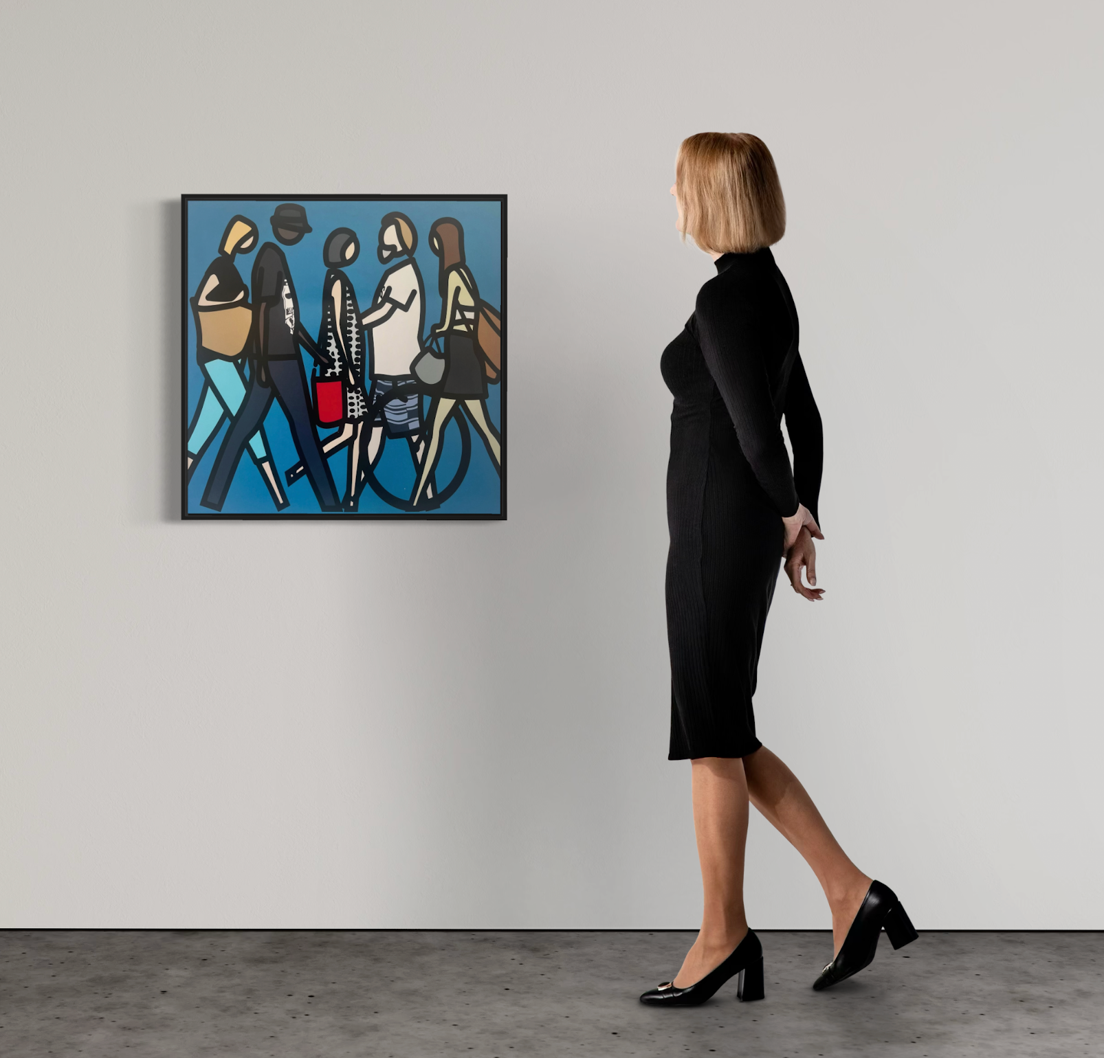 Julian Opie – Walking in Melbourne (2018) | Limited Edition