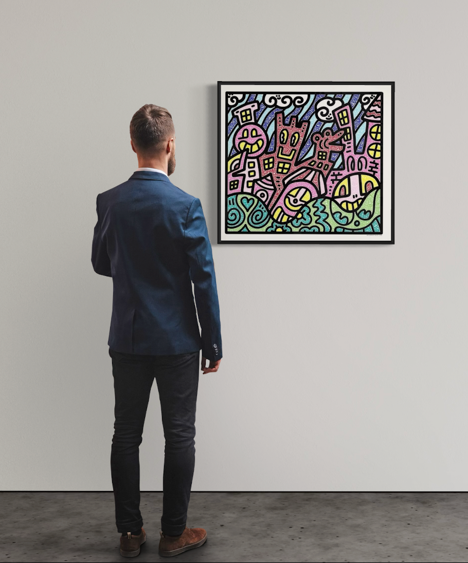 Mr Doodle – Pretty City (2023) | Signed Limited Edition