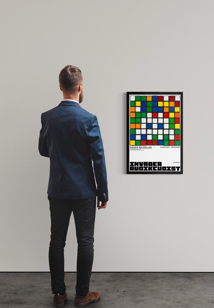 INVADER RUBIKCUBIST 10 | Official Poster