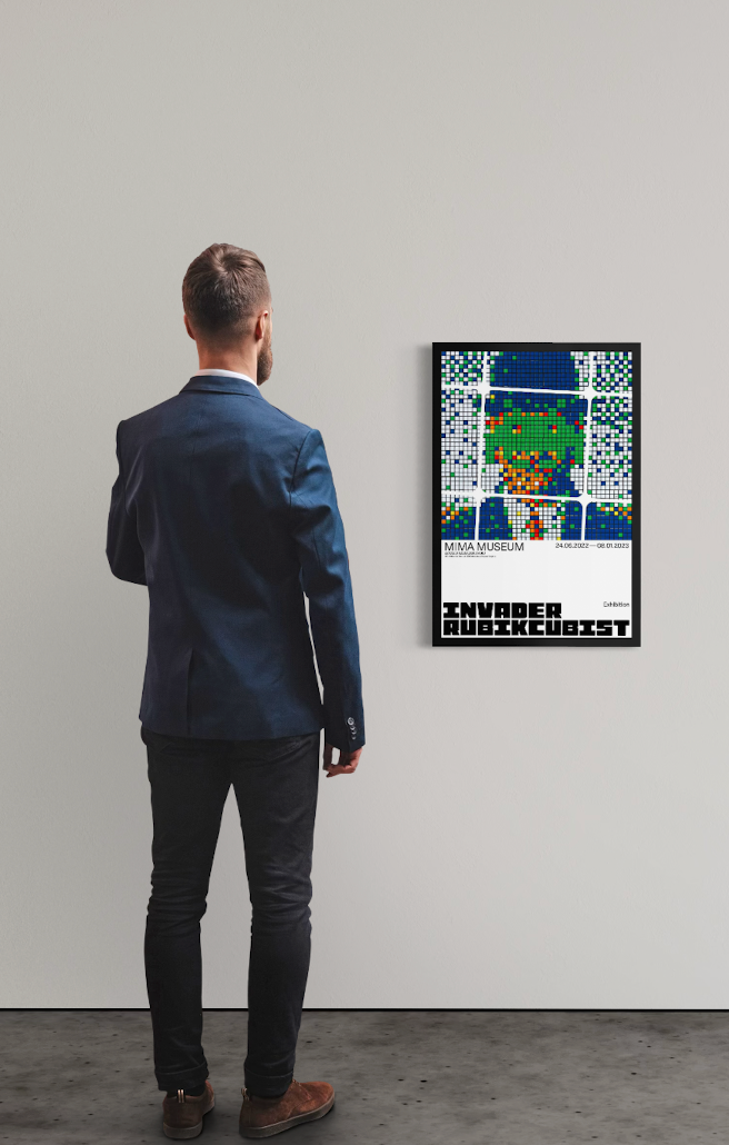 INVADER RUBIKCUBIST 8 | Official Poster