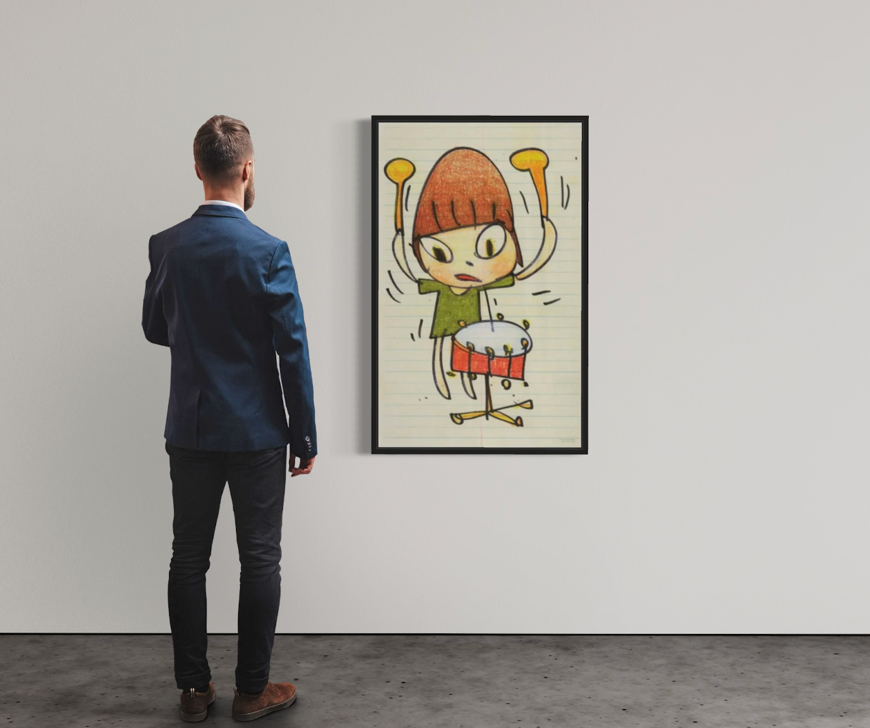 Yoshitomo Nara - Banging the Drum (2020)