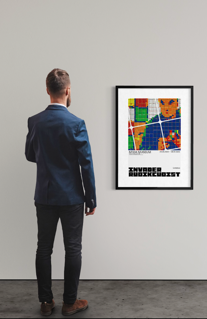 INVADER RUBIKCUBIST 5 - LYNART STORE