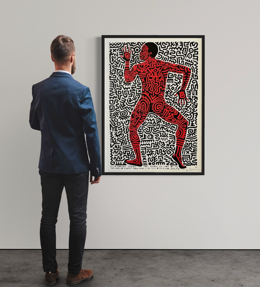 Keith Haring - Affiche officielle - ÉCONOMISEZ 35 % | Édition limitée