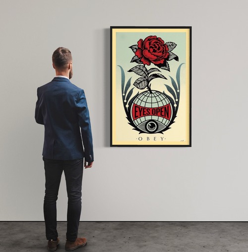 Obey (Shepard Fairey) - Eyes Open I Offset lithograph